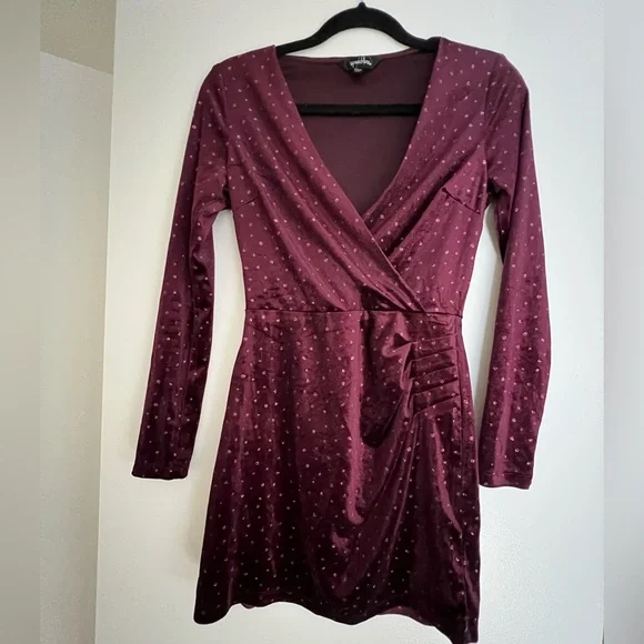 wine colored christmas dress Burgundy Christmas Dress
